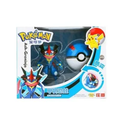 Quajutsu Greninja Spielzeug Figur Mit Pokeball
