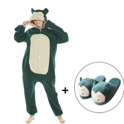 Relaxo / Snorlax Onesie Kuschel Pokemon Schlafanzug
