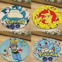 Runder Flanel Pokemon Teppich In Vielen Motiven