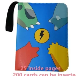 Sammelmappe Pokemon Karten, Din A4 Format, Bis 400 Karten