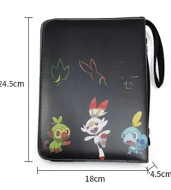 Sammelmappe Pokemon Karten, Din A4 Format, Bis 400 Karten