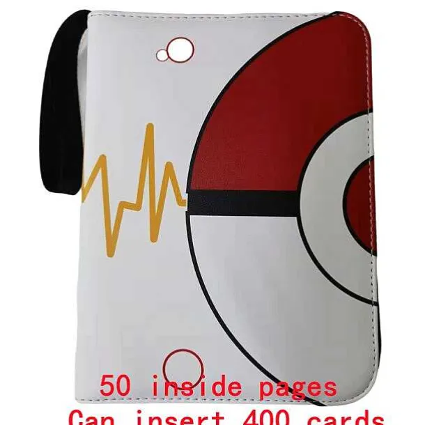 Sammelmappe Pokemon Karten, Din A4 Format, Bis 400 Karten