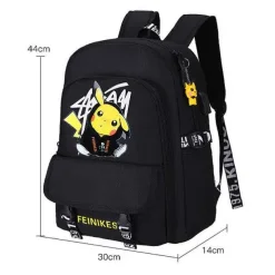 Schul Rucksack Mit Pikachu Pokemon Motiv