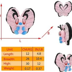 Smettbo Butterfree Plusch Pokemon In Verschiedenen Formen Und Grosen