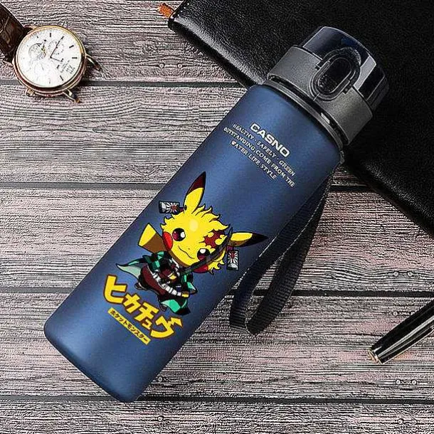 Sport Und Trinkflasche Mit Pokemon Pikachu Motiv