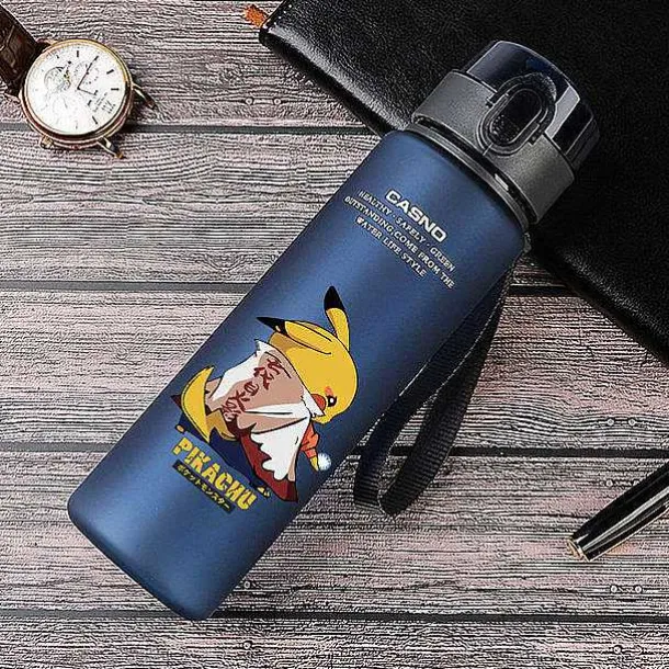 Sport Und Trinkflasche Mit Pokemon Pikachu Motiv