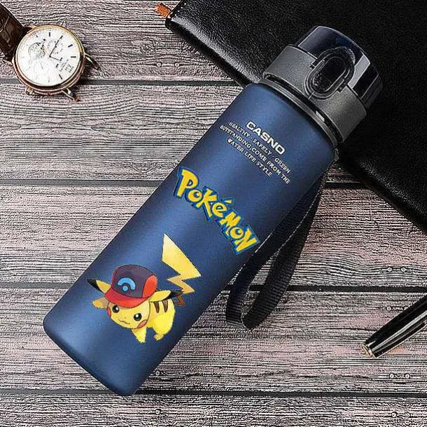 Sport Und Trinkflasche Mit Pokemon Pikachu Motiv