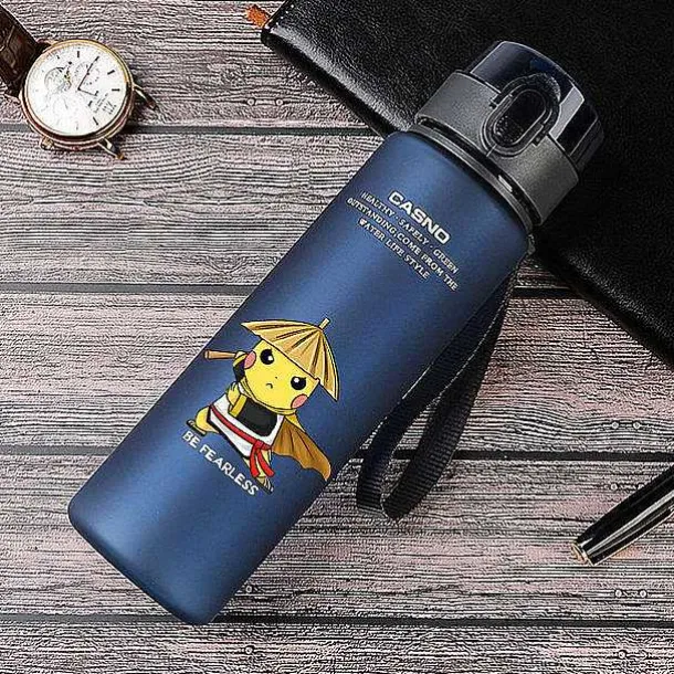 Sport Und Trinkflasche Mit Pokemon Pikachu Motiv