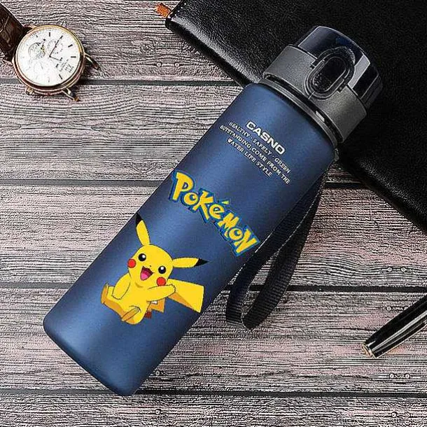 Sport Und Trinkflasche Mit Pokemon Pikachu Motiv