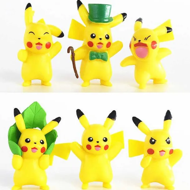18 Stk. Pikachu Figuren (Ca. 4Cm)