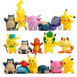 17 Stk. Pokemon Figuren Set: Pikachu Jigglypuff Uvm.