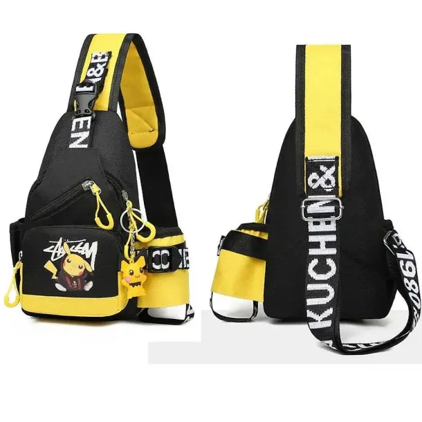 Stylische Schultertasche Fur Kinder Im Pikachu Look