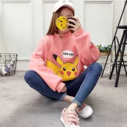 Stylisher Pokemon Pikachu Sweater Uberlange