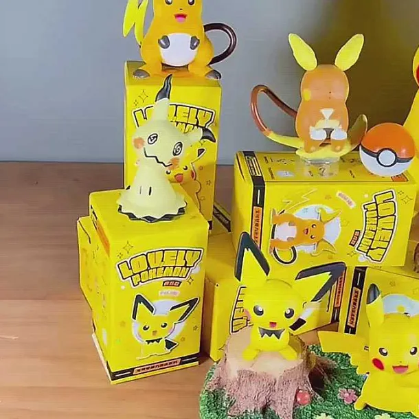 Suse Pokemon Pikachu Sammel Figuren (Ca. 6-8Cm)