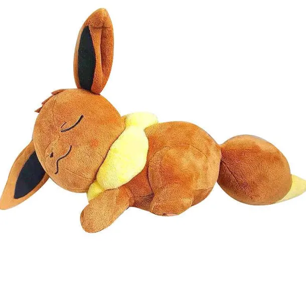 Suser Schlafender Evoli Eevee Plusch Pokemon (Ca. 35Cm)