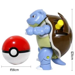 Turtok (Blastoise) Pokemon Spielzeug Set Mit Figur Und Pokeball