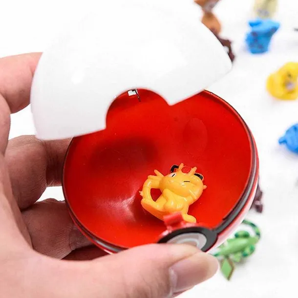 1X Pokeball (Ca. 7Cm) Mit Figur - Verschiedene Pokebälle Zur Auswahl