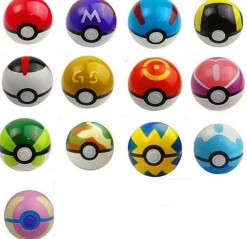 1X Pokeball (Ca. 7Cm) Mit Figur - Verschiedene Pokebälle Zur Auswahl