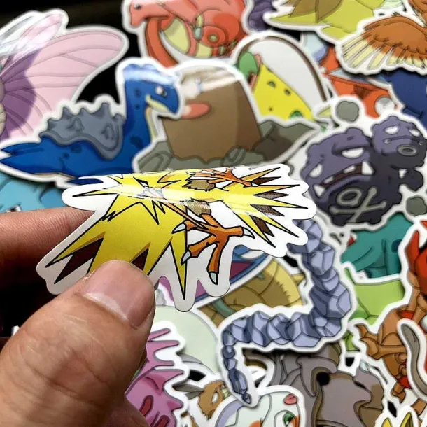 80X Pokemon Aufkleber