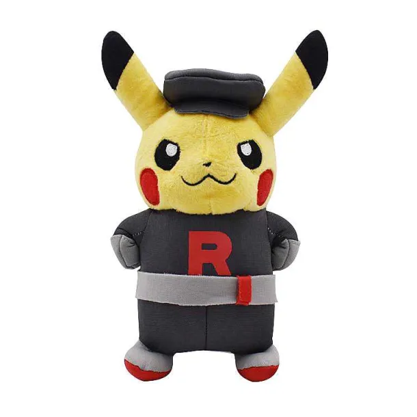 6X Pokemon Pikachu Cosplay Plusch (Ca. 20Cm) Team Rocket