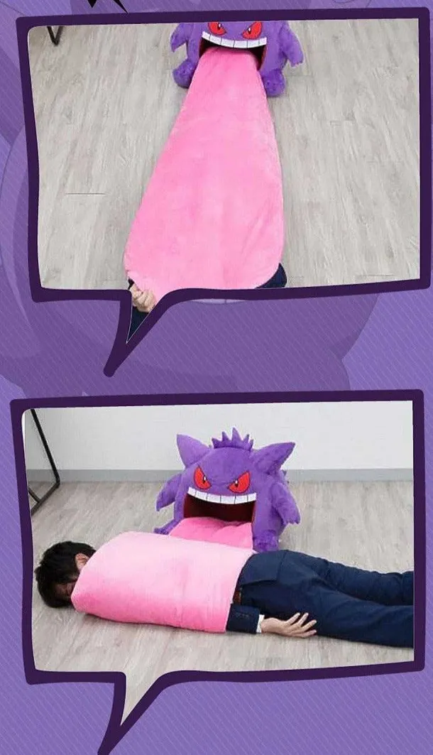 Xxl Pluschfigur Pokemon Gengar Mit Ausrollbarer Zunge (Ca. 45Cm)